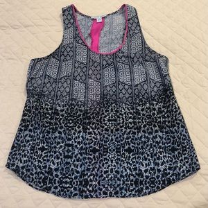 Charlie Jade print top